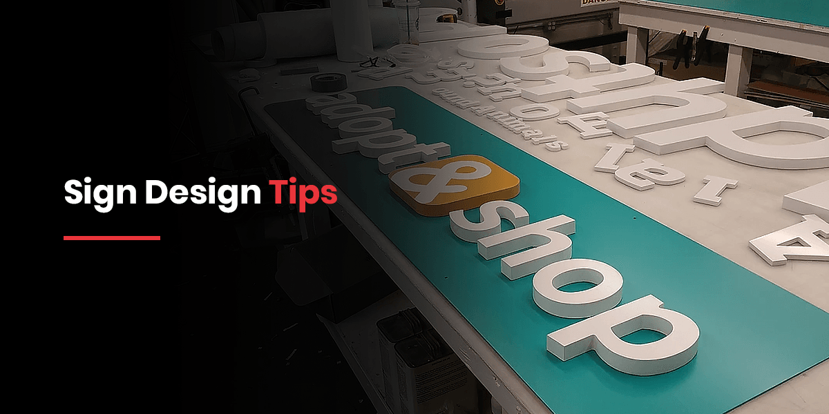 Sign Design Tips
